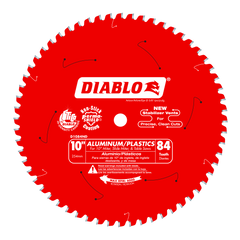 Diablo D1084ND 10" x 84-Teeth Saw Blade for Aluminum & Plastics