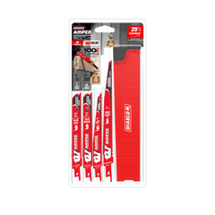 Diablo DS006SCA AMPED™ Demo Demon™ & Steel Demon™ Carbide Teeth Reciprocating Blade Set (6-pc)