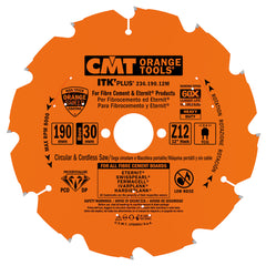 CMT 236.165.04H FIBER CEMENT DP SAW BLADE 165x1.8/1.4x20mm T=4 TCG