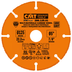 CMT 286.115.01 MULTIMATERIAL CUT.WHEEL CARBIDE-GRIT D=4-1/2 B=7/8