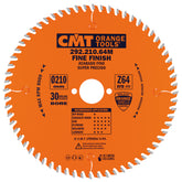 CMT 292.216.80M ULTRA FINISH - PLYWOOD & MELAMINE 216x0.110”x30mm T=80 ATB (-5° NEG)