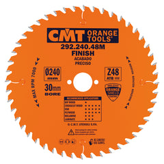 CMT 292.165.40H FINE FINISH 6-1/2”x0.087”/0.064”x20mm T=40 ATB