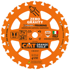 CMT 250.324.07-X10 FRAMING ZERO GRAVITY 7-1/4”x0.070”/0.048”x5/8”<> T=24 ATB (10 PACK)