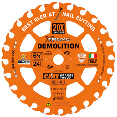CMT 286.324.07-X10 DEMOLITION 7-1/4”x5/8”<> T=24 ATB (10-PCS. BULK MASTERPACK)