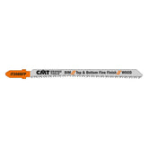 CMT JT308BFP-5 JIG SAW BLADES WOOD/FINE STRAIGHT (BIM) 4-1/2”x 13TPI (5-PCS.)