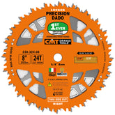 CMT 230.324.08 Precision Locked Dado Pro Set - 8" Diameter, 24 Teeth, 5/8" Arbor