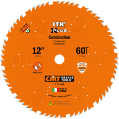 CMT P12060 ITK-XPLUS COMBINATION CARBIDE TIPPED D=12x60T ATB Bore=1inch
