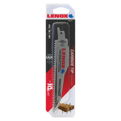Lenox 1832162 6" x 1" x .050" 6 TPI Carbide Tipped Reciprocating Saw Blades, 5-Pack - image 3