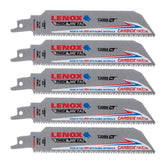 Lenox 2014223 6" x 1" x .050" 8 TPI Carbide Tipped Reciprocating Saw Blades, 5-Pack - image 1