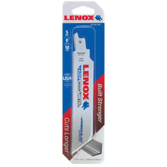 Lenox 201746118R 6" x 1" x .035" 18 TPI Bi-Metal Reciprocating Saw Blades, 5-Pack - image 1