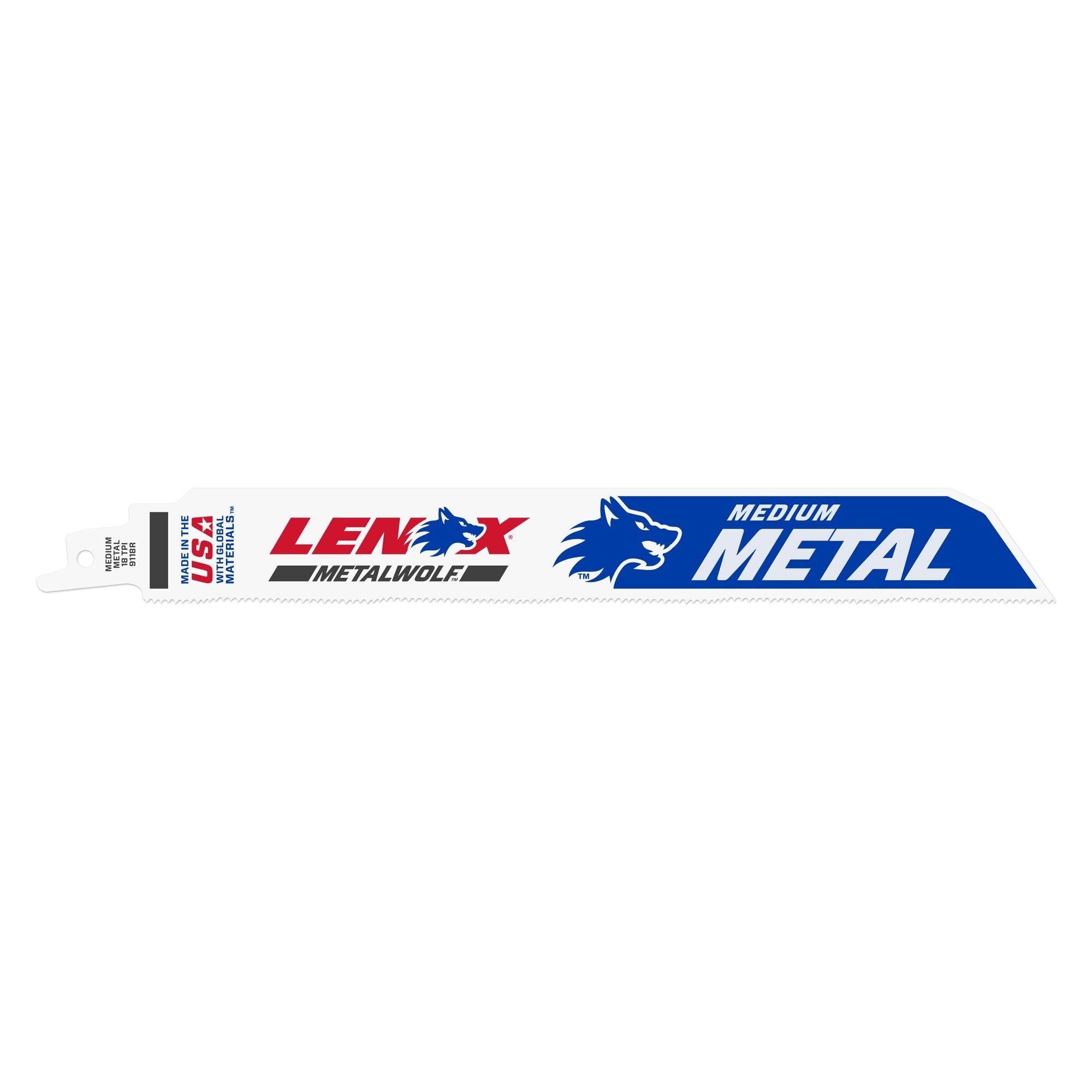 Lenox 20181B9118R 9" x 1" x .035" 18 TPI Bi-Metal Reciprocating Saw Blades, 25-Pack - image 1
