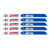 Lenox 2018412114R 12" x 1" x .042" 14 TPI Bi-Metal Reciprocating Saw Blades, 5-Pack - image 1