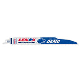 Lenox 20371966R5 DemoWolf 9" x 1" x .062" 6 TPI Bi-Metal Reciprocating Saw Blades, 5-Pack - image 2