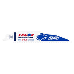 Lenox 20514B6066R 6" x 1" x .062" 6 TPI Demolition Bi-Metal Reciprocating Saw Blades, 25-Pack - image 1