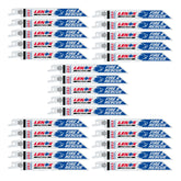 Lenox 20515B650R 6" x 3/4" x .050" 10/14 TPI Bi-Metal Reciprocating Saw Blades, 25-Pack - image 2