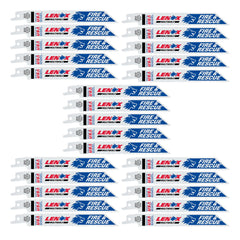 Lenox 20515B650R 6" x 3/4" x .050" 10/14 TPI Bi-Metal Reciprocating Saw Blades, 25-Pack - image 2