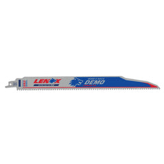 Lenox 2058827 12" x 1" x .050" 6 TPI Carbide Tipped Reciprocating Saw Blades, 3-Pack - image 1
