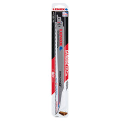 Lenox 2058827 12" x 1" x .050" 6 TPI Carbide Tipped Reciprocating Saw Blades, 3-Pack - image 2