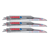 Lenox 2059102 DemoWolf Carbide-Tipped 9" 6 TPI Reciprocating Saw Blades, 3-Pack - image 1