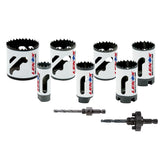 Lenox 30807700G Contractor Speed Slot Bi-Metal Hole Saw Kit, 9-Piece - image 1