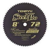 Tenryu SPS-20372: 8" x 72 Tooth Steel-Pro Stainless Steel Cutting Blade