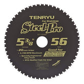 Tenryu CF-13556S: 5-3/8" x 56 Tooth Cord-Free Steel Cutting Blade