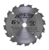Tenryu CF-16516WB: 6-1/2" x 16 Tooth Cord-Free Saw Blade