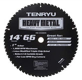 Tenryu HM-35566DX: 14" x 66 Tooth Heavy Metal Steel Cutting Blade