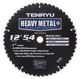 Tenryu HMC-30554DX: 12" x 54 Tooth Heavy Metal Plus Steel Cutting Blade