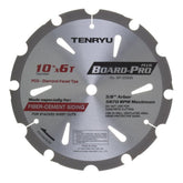 Tenryu BP-25506: 10" x 6 Tooth Board-Pro Plus Fiber Cement Blade - image 2