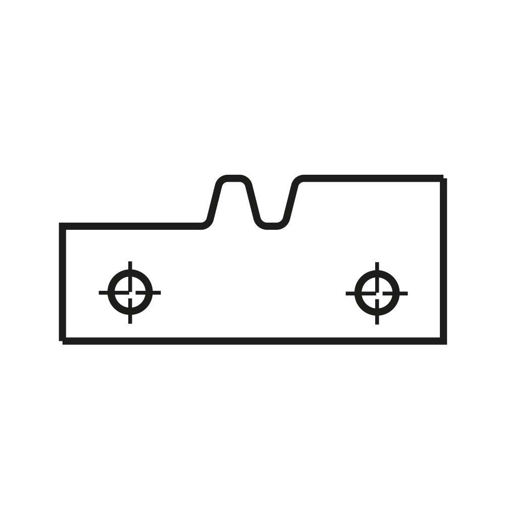 CMT 695.009.01 PAIR OF KNIVES FOR GLUE JOINT (40x18x2mm)