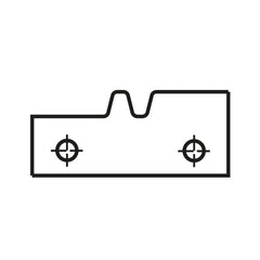 CMT 695.009.01 PAIR OF KNIVES FOR GLUE JOINT (40x18x2mm)