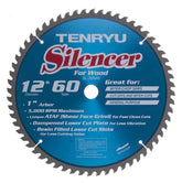 Tenryu SL-30560: 12" x 60 Tooth Silencer Miter Saw Blade