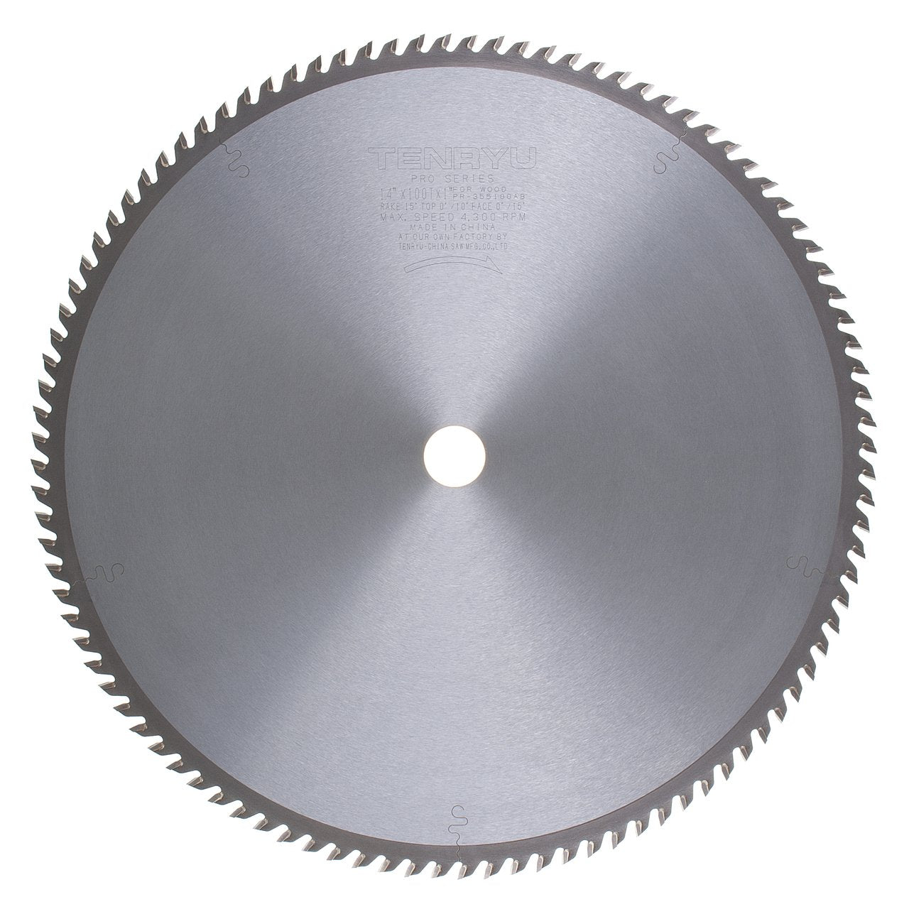 Tenryu PR-355100AB: 14" x 100 Tooth Pro Series Saw Blade