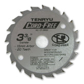 Tenryu CF-08520: 3-3/8" x 20 Tooth Cord-Free Saw Blade