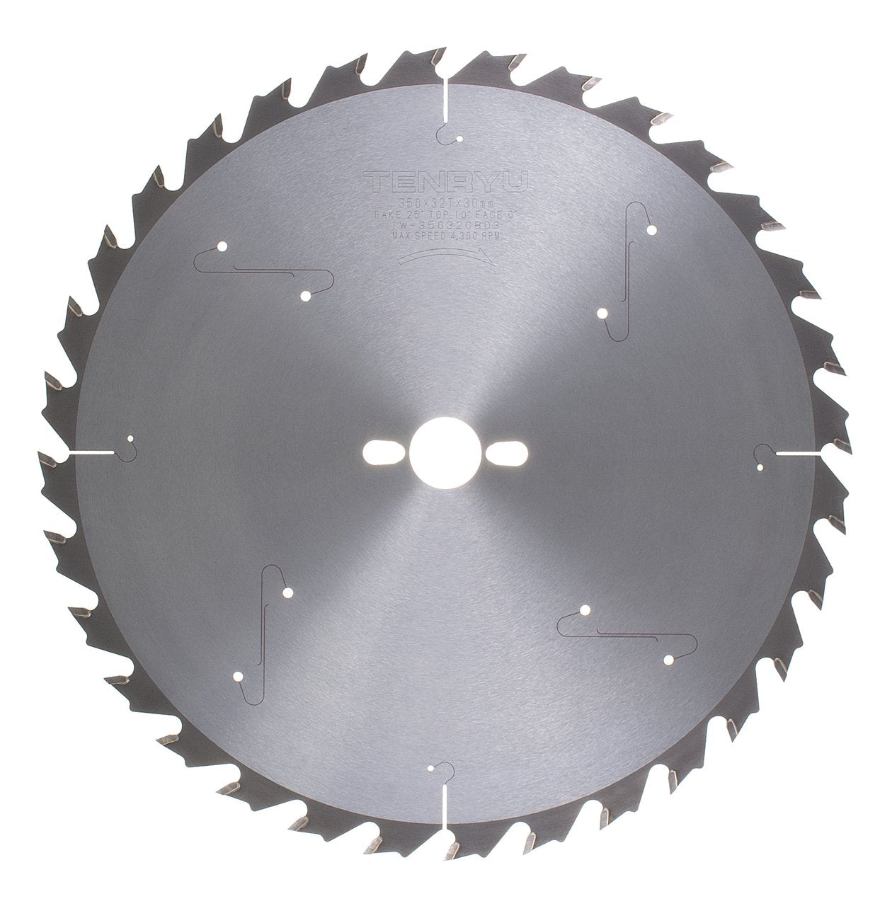 Tenryu IW-35032CBD3: 350mm x 32 Tooth Industrial Table Saw Blade