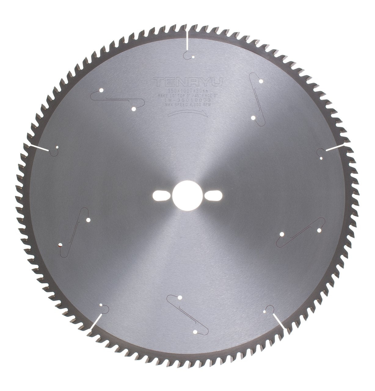 Tenryu IW-350100D3: 350mm x 100 Tooth Industrial Table Saw Blade