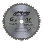 Tenryu CF-16548M: 6-1/2" x 48 Tooth Cord-Free Steel Cutting Blade