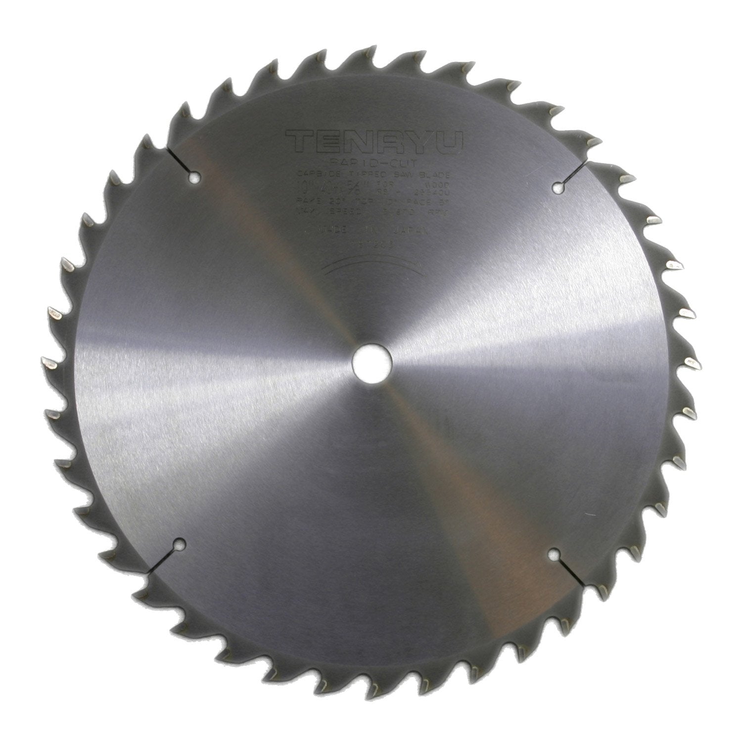 Tenryu RS-25540-U: 10" x 40 Tooth Rapid-Cut Table Saw Blade
