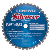 Tenryu SL-30540: 12" x 40 Tooth Silencer Miter Saw Blade