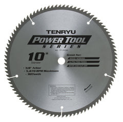 Tenryu PT-25590: 10" x 90 Tooth Power Tool Miter Saw Blade