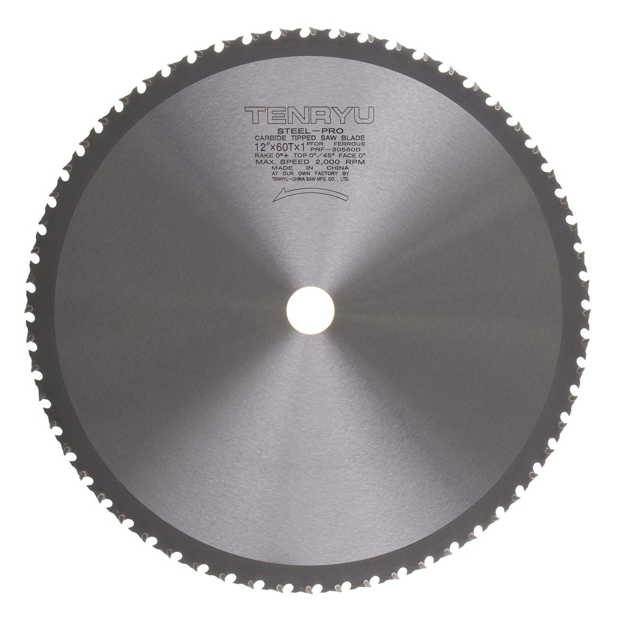Tenryu PRF-30560D: 12" x 60 Tooth Steel-Pro Steel Cutting Blade