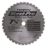 Tenryu PRF-18538BW: 7-1/4" x 38 Tooth Steel-Pro Steel Cutting Blade