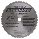Tenryu PRF-18570CBN: 7-1/4" x 70 Tooth Steel-Pro Steel Cutting Blade