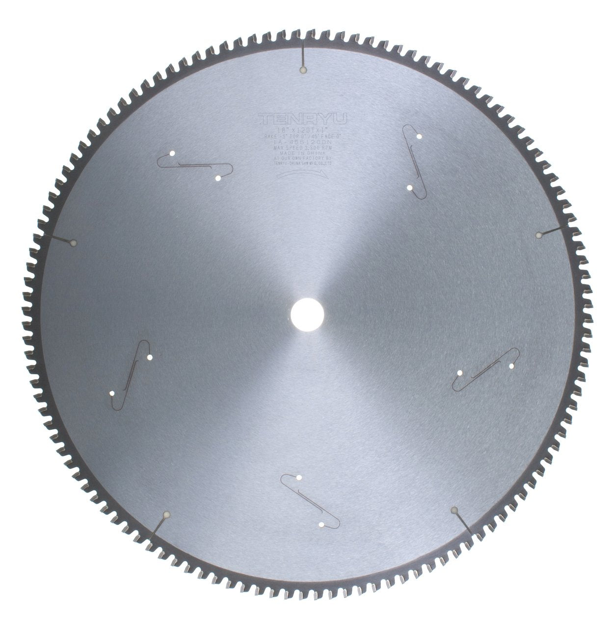Tenryu IA-455120DN: 18" x 120 Tooth Industrial Non-Ferrous Non-Ferrous Cutting Blade