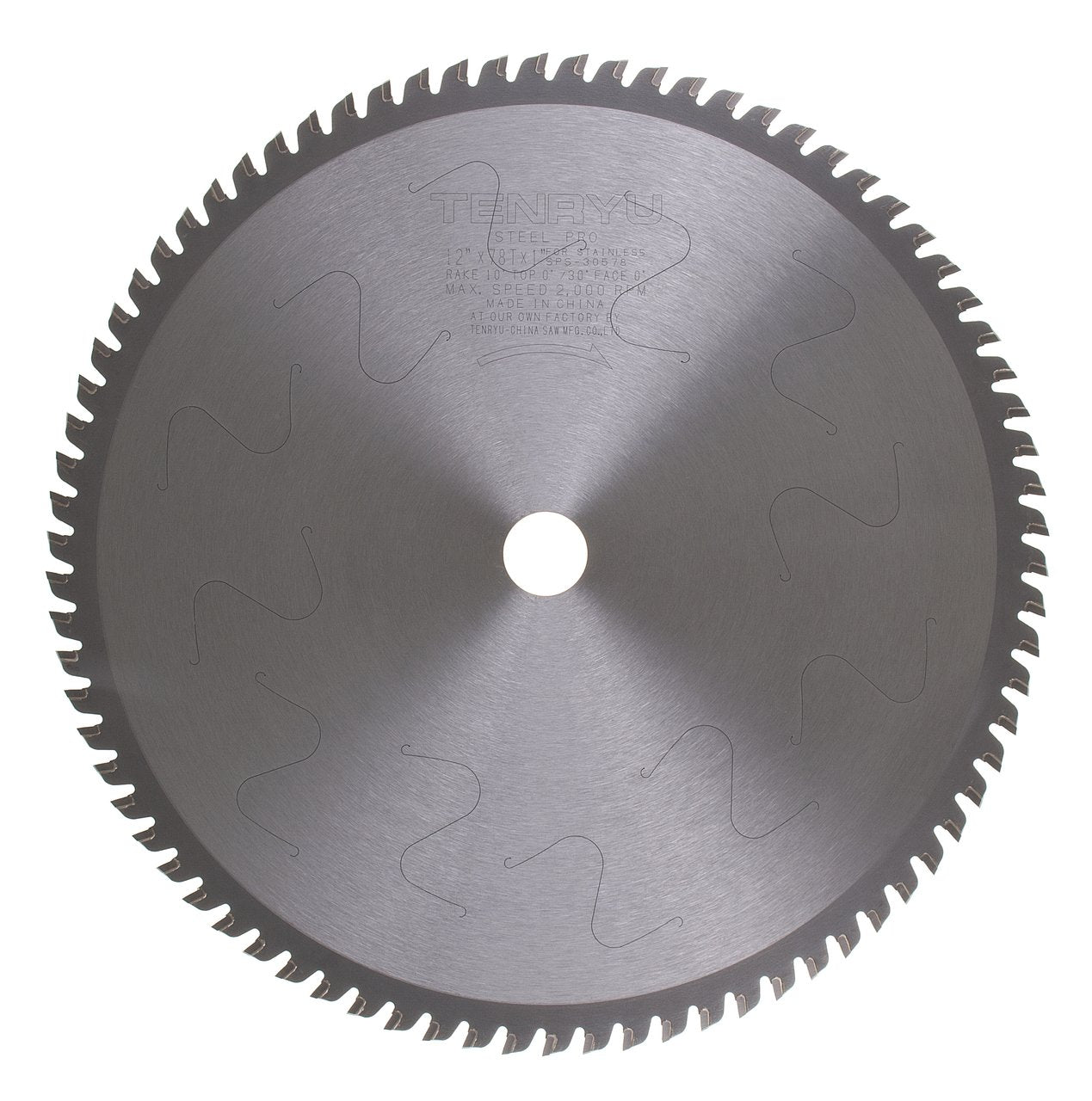 Tenryu SPS-30578: 12" x 78 Tooth Steel-Pro Stainless Steel Cutting Blade