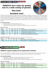 Tenryu PRP-25580CB: 10" x 80 Tooth Pro Series Plastic Plastic Cutting Blade