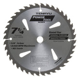 Tenryu PT-18540B: 7-1/4" x 40 Tooth Power Tool Saw Blade