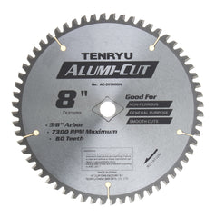 Tenryu AC-20360DN: 8" x 60 Tooth Alumi-Cut Non-Ferrous Cutting Blade
