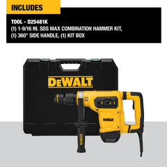DeWalt D25481K 1-9/16" SDS Max Combination Rotary Hammer Kit - image 3